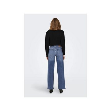 ONLY 5-Pocket-Jeans mittel-blau passform textil (1-tlg)
