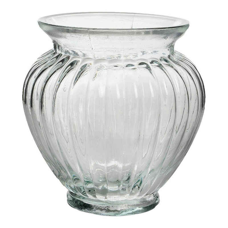 Depot Dekovase Vase Glasform (Packung, 1 Stück Vase), aus Glas, Ø 12 Zentimeter, H 15 Zentimeter
