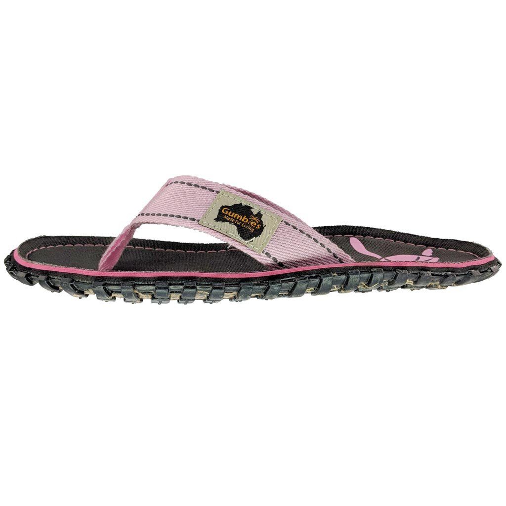 Gumbies Original Kids in Turtle T-Strap-Zehentrenner aus recycelten Materialien hergestellt, stabile Gummisole