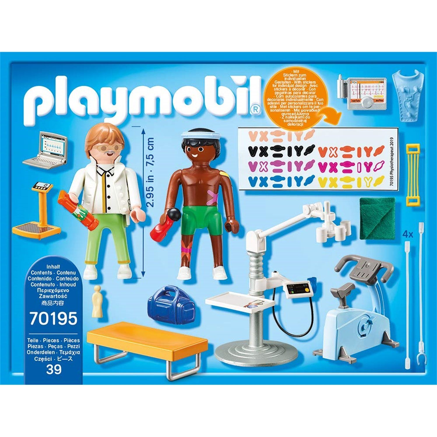 Playmobil® 70195 Beim Facharzt: Physiotherapeut Konstruktions-Spielset günstig online kaufen