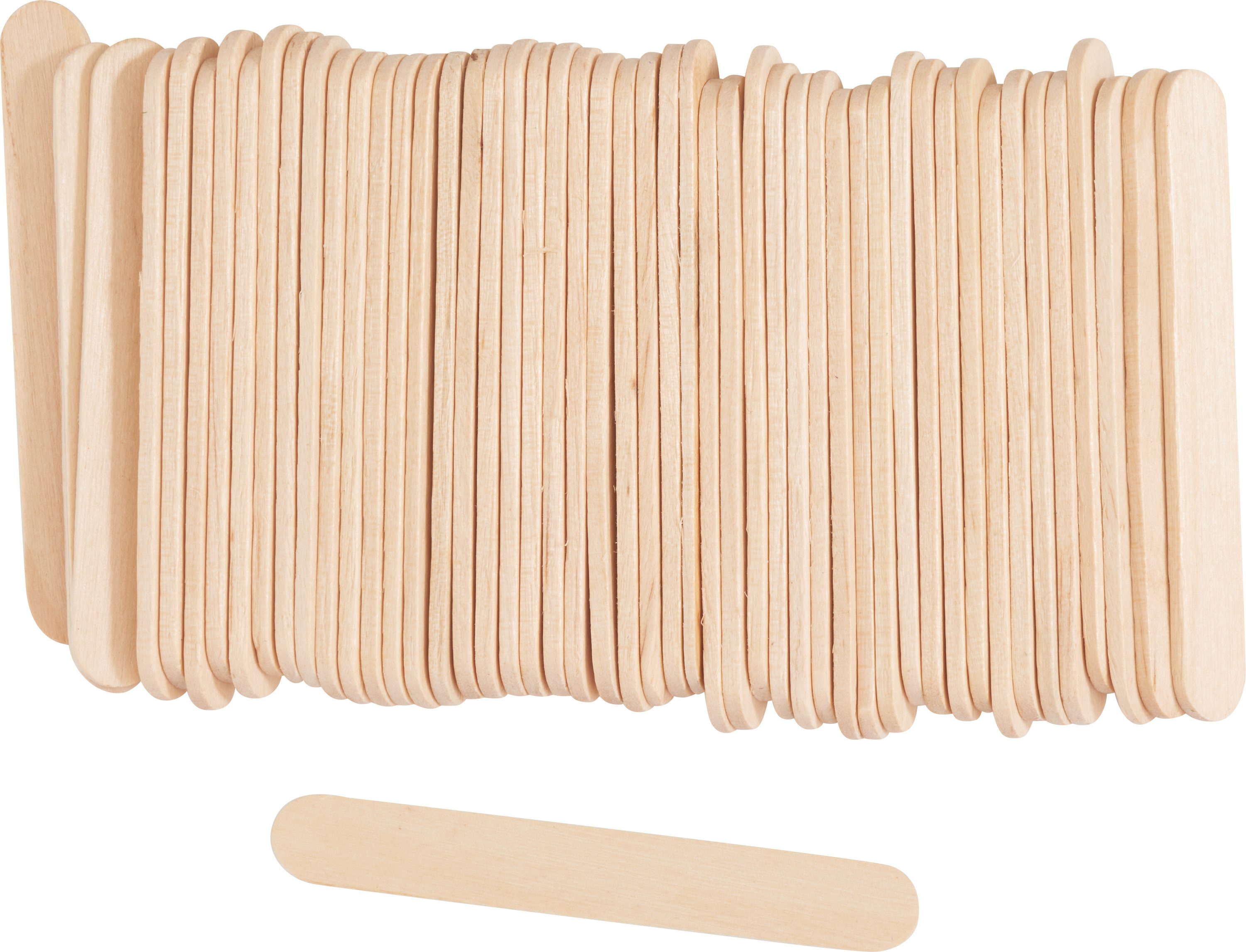 VBS XXL Dekoobjekt Holzstäbchen Birke, 50 Stück
