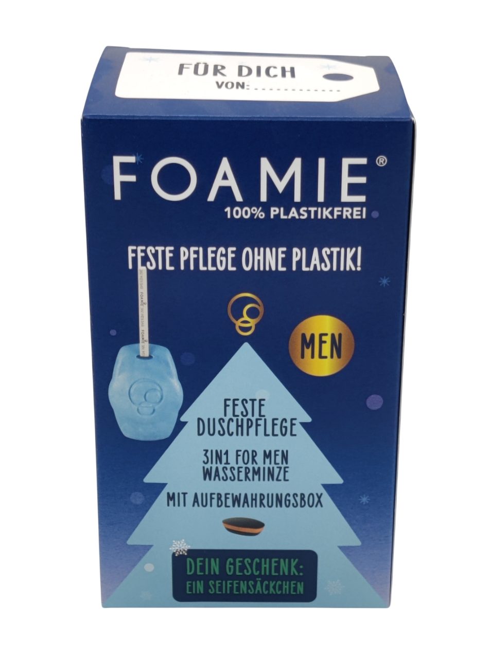 FOAMIE Hautreinigungs-Set Wasserminze 3in1 Set for Men, 1-tlg.