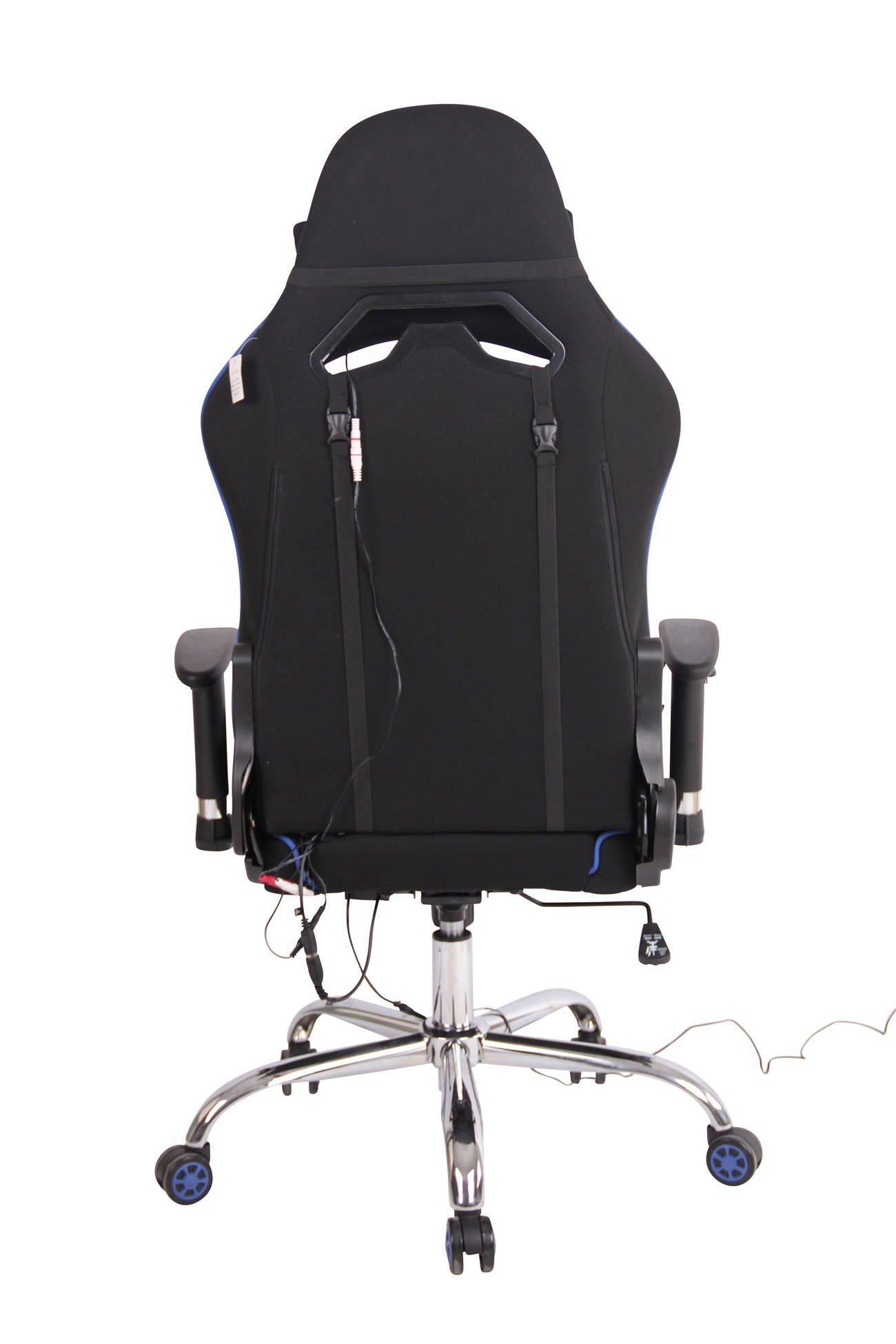 CLP Massagefunktion Gaming mit XM Chair schwarz/blau Limit Stoff,