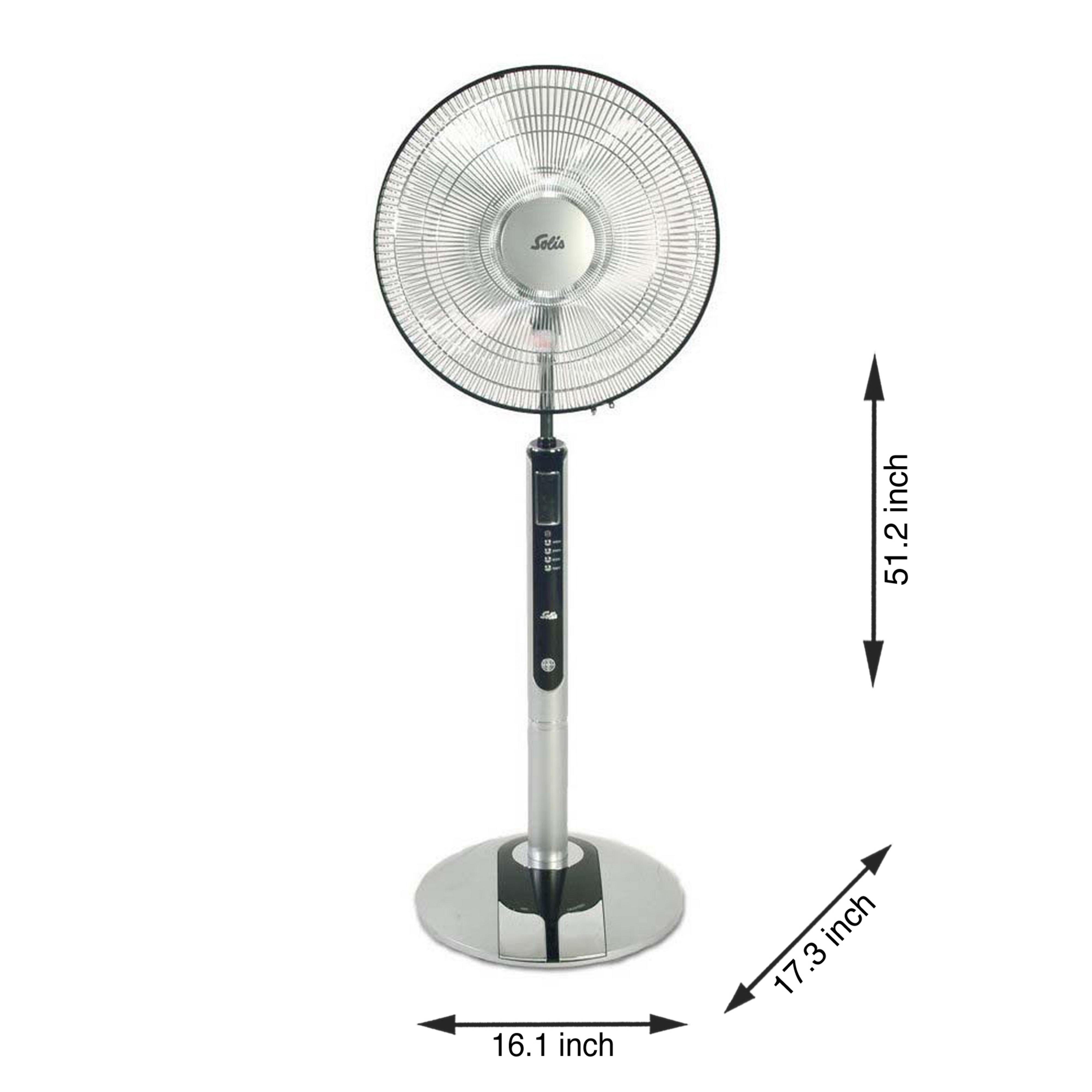 67 FANTASTIC Standventilator W, OF 3 60 Oszillationsfunktion, dB 750, Typ Stufen, Timer, SWITZERLAND SOLIS