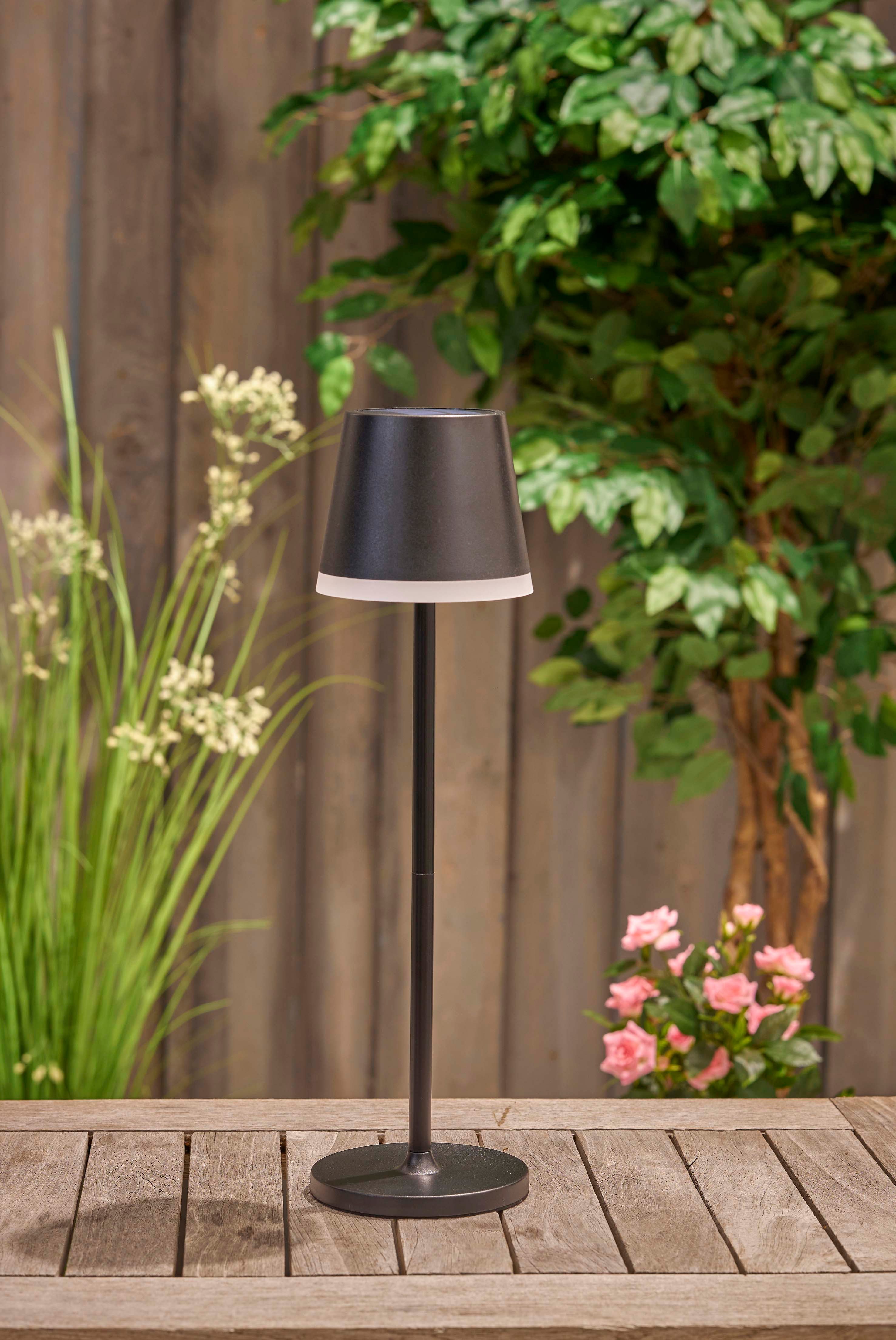 Northpoint LED Gartenleuchte LED Solar Tischleuchte für Garten Terrasse