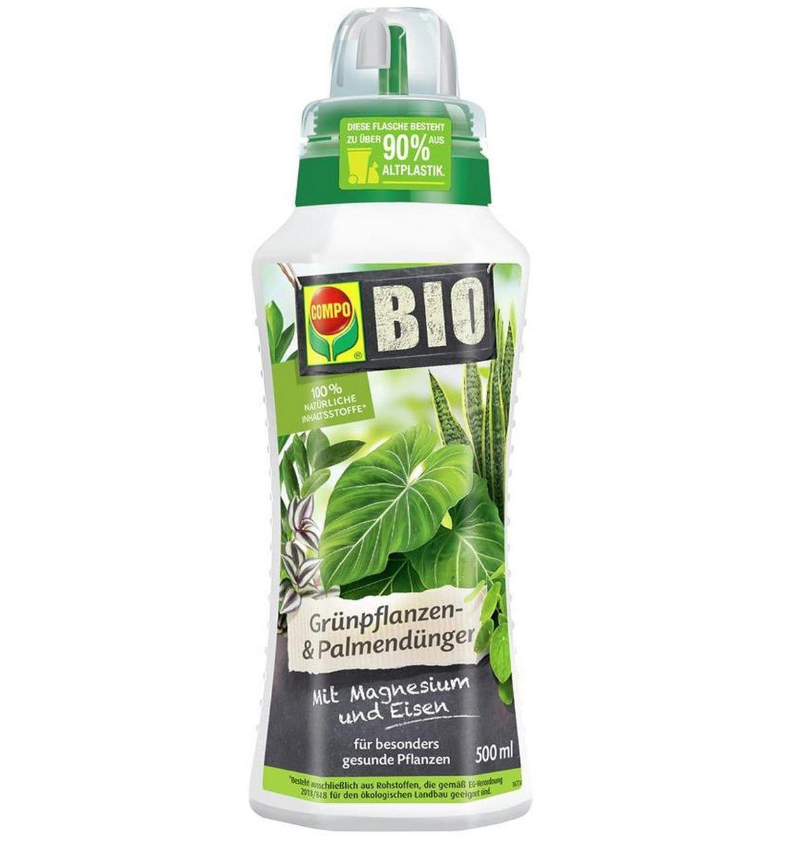Bodenverbesserer COMPO BIO Grünpflanzendünger und Palmendünger, 100% natürliche Inhalts
