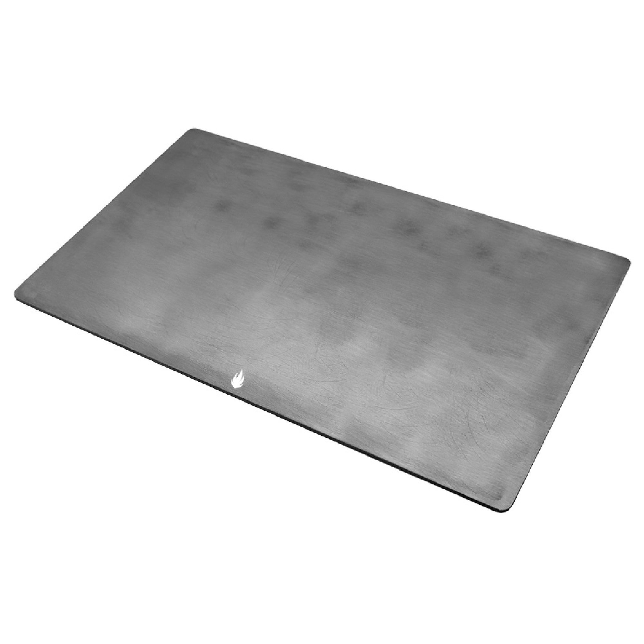 Feuerfest 123 GmbH Grillplatte Grillplatte aus Stahl 29,5 x 45,0 cm passend für Napoleon**