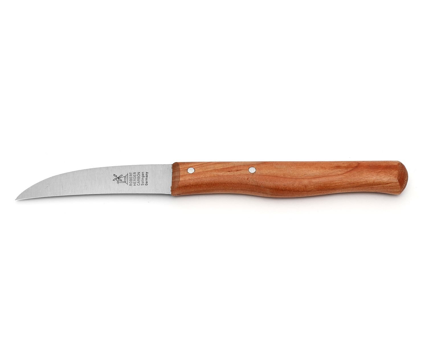 Windmühlenmesser Schälmesser Windmühlenmesser "Vogelschnabel" lang Schälmesser Kirschholz