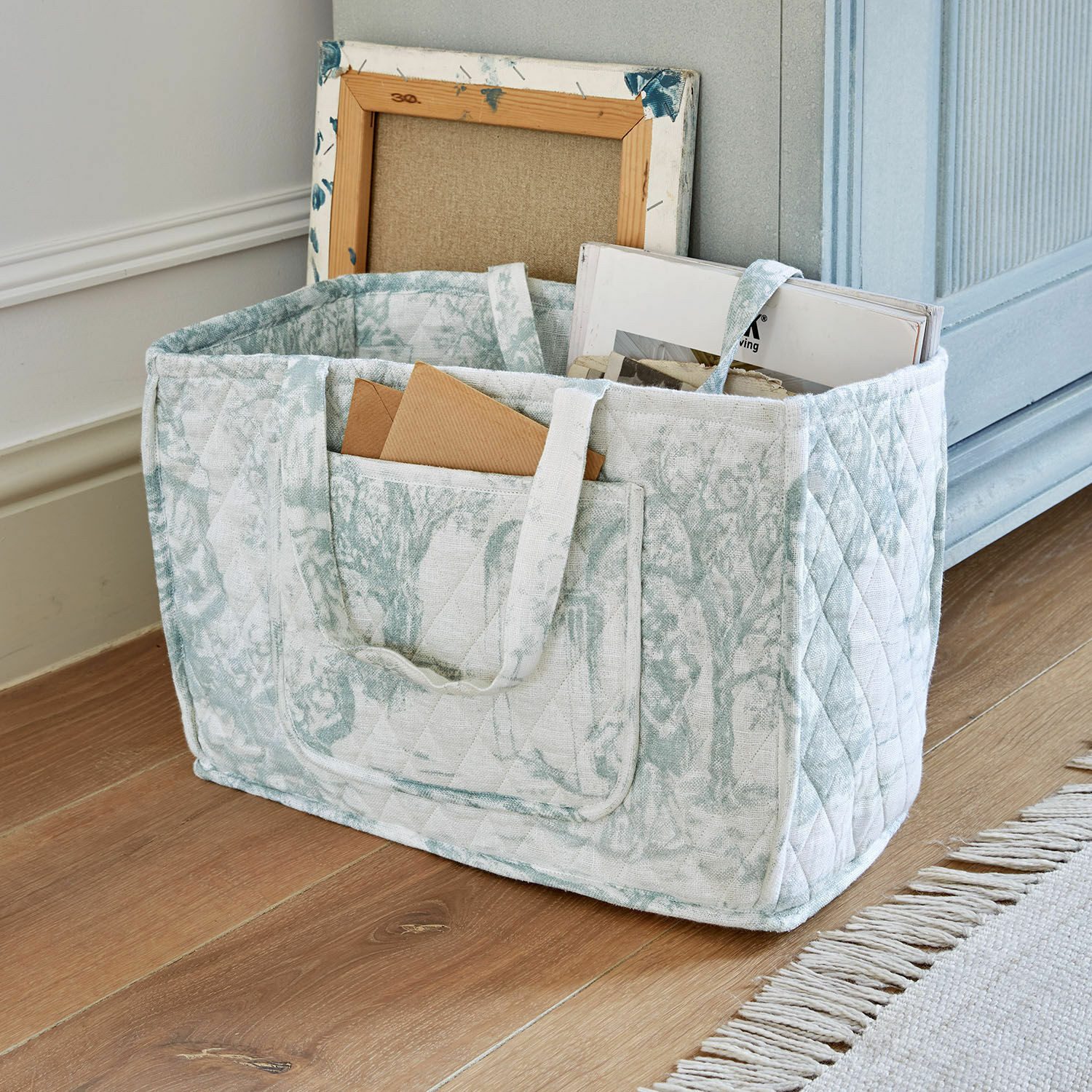 Mirabeau Handtasche Tasche Dedwen hellblau/creme