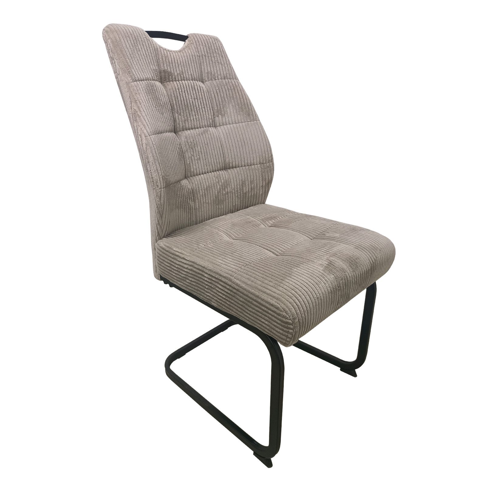 HTI-Living Esszimmerstuhl Schwingstuhl Marek Cord Taupe günstig online kaufen