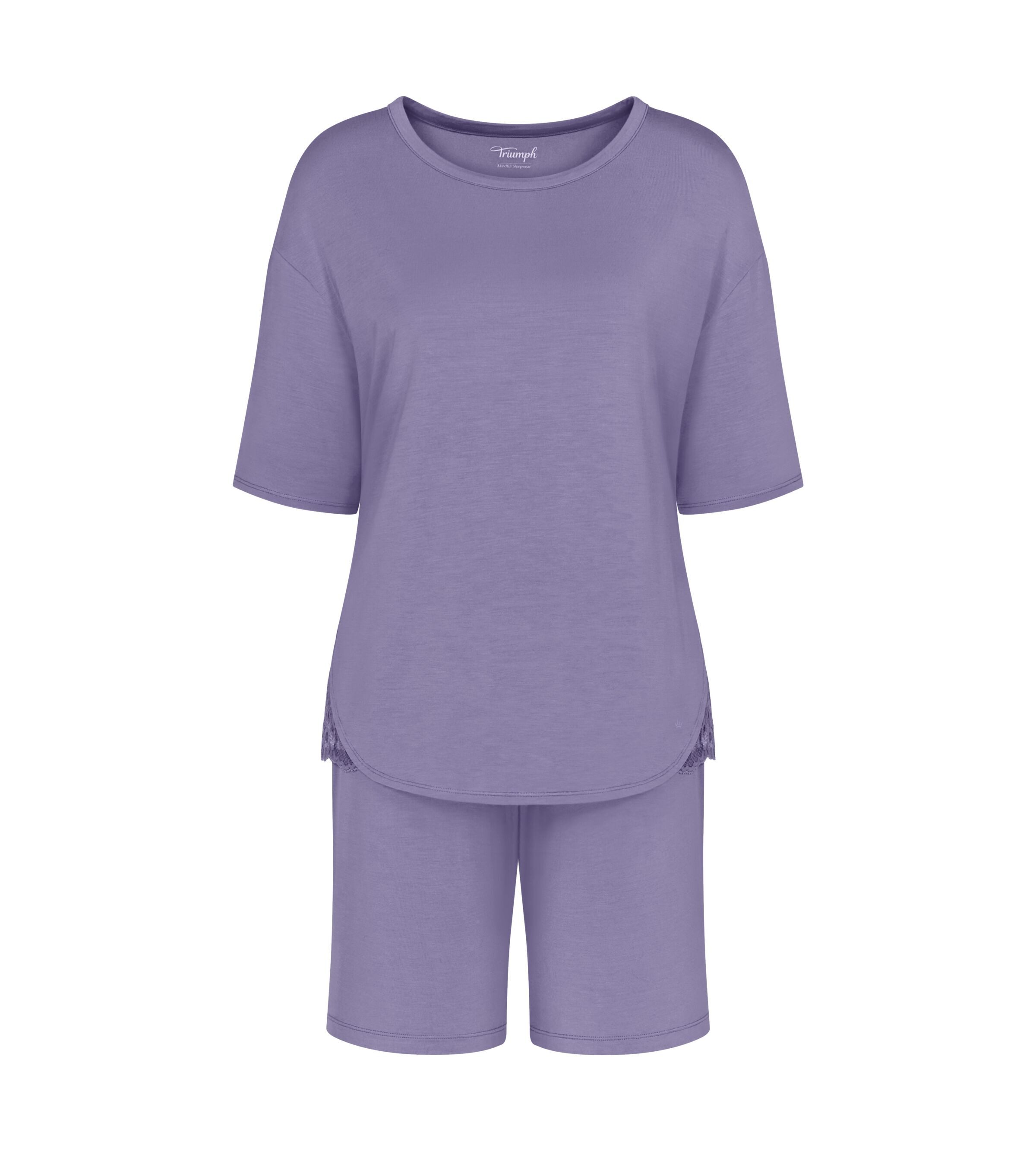 Triumph Schlafanzug Timeless Sensuality PSK (2 tlg) atmungsaktiv, weich, verzierte Spitzeneinsätze