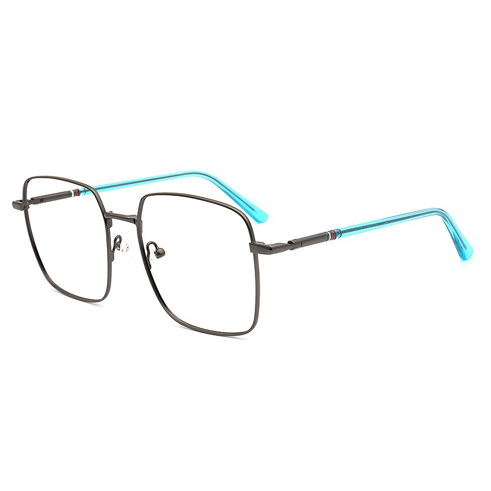 PACIEA Lesebrille Damen Herren Oversized Hochwertige Legierung Blaulichtfilter