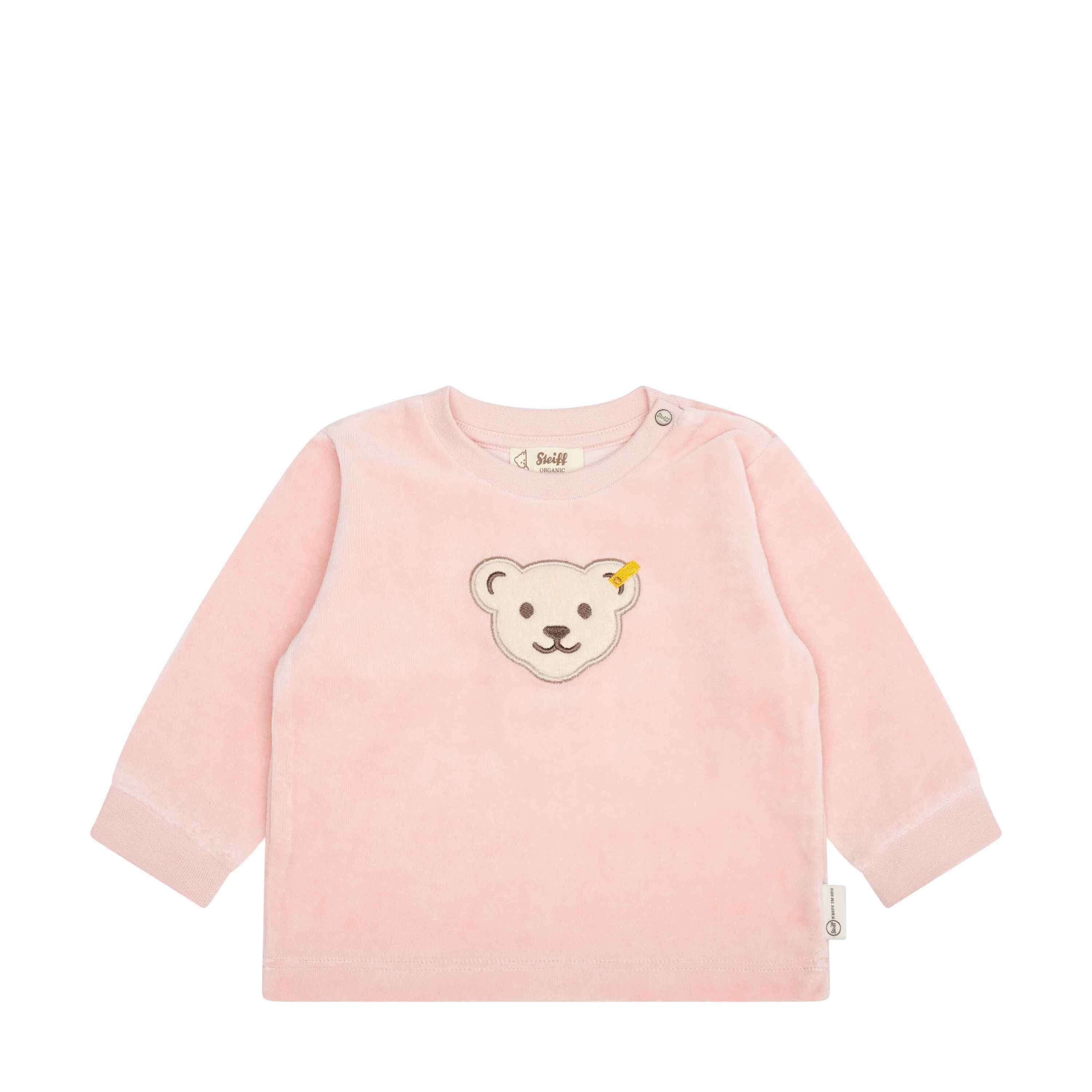 Sweatshirt Steiff pink GOTS silver Sweatshirt