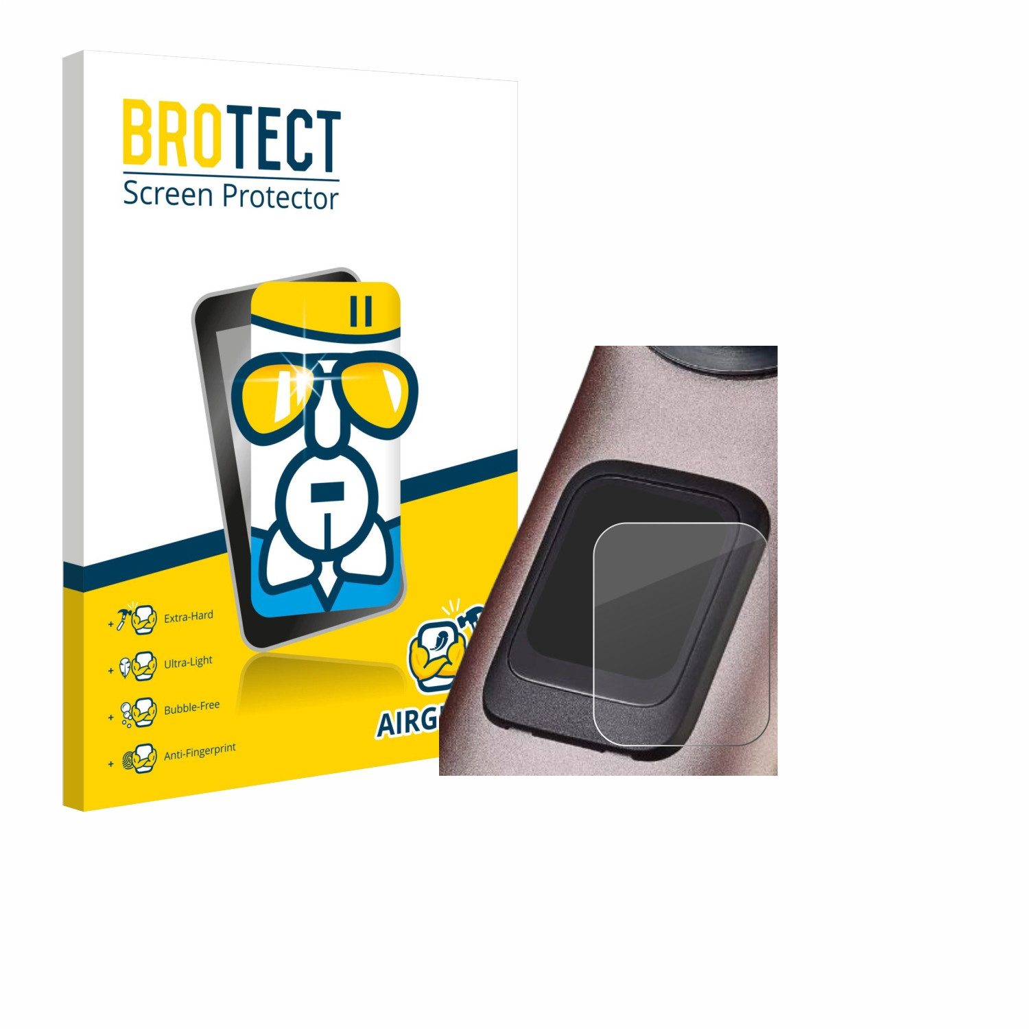 BROTECT Displayschutzglas Folie für Specialized Turbo Levo 4, Schutzfolie Glas Panzer Display Schutz klar