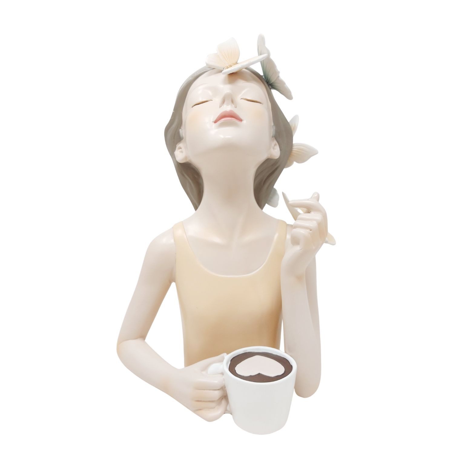 formano Dekofigur LADY, Handbemalt, Mehrfarbig, Frau, H: 26cm