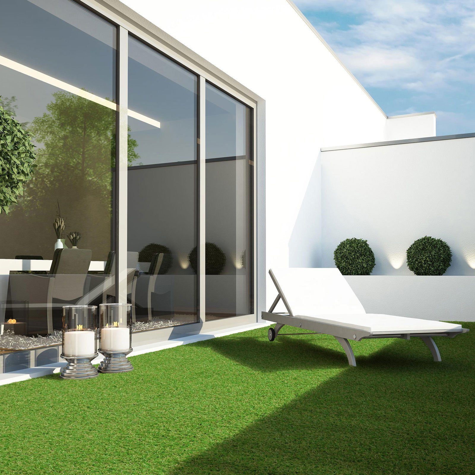 Kunstrasen Terraza, Rasenteppich erhältlich casa pura, Belastbar Höhe: in vielen Rasen, Größen, 18 mm