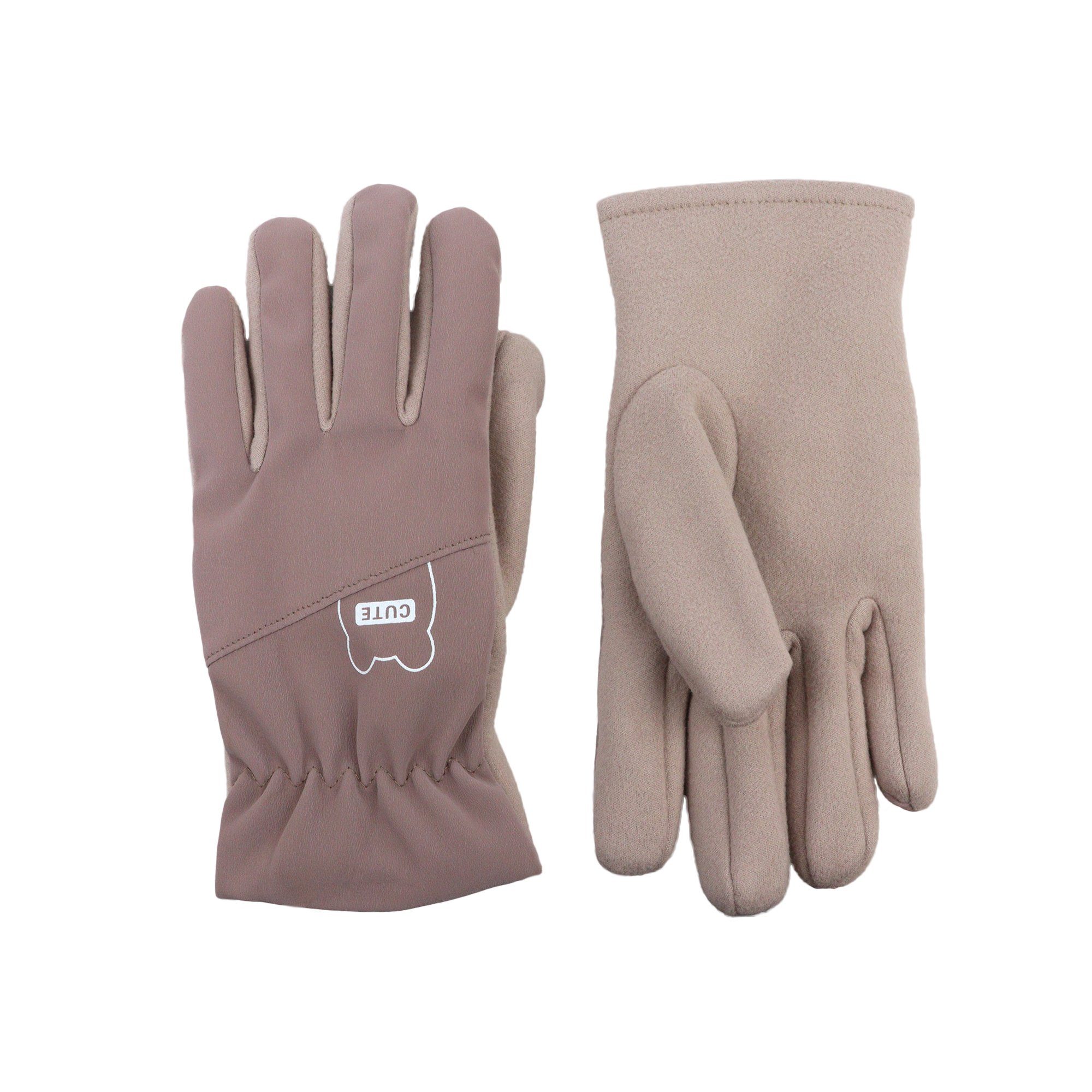 ZEBRO Fleecehandschuhe Finger Handschuh