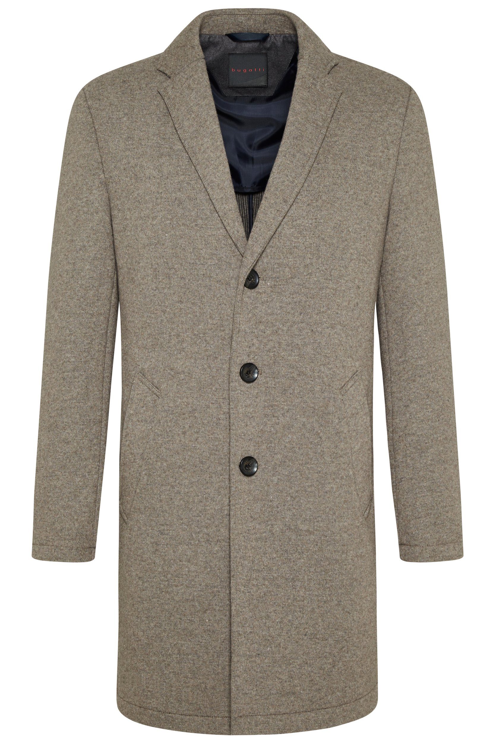 bugatti Wollmantel mit feiner Struktur