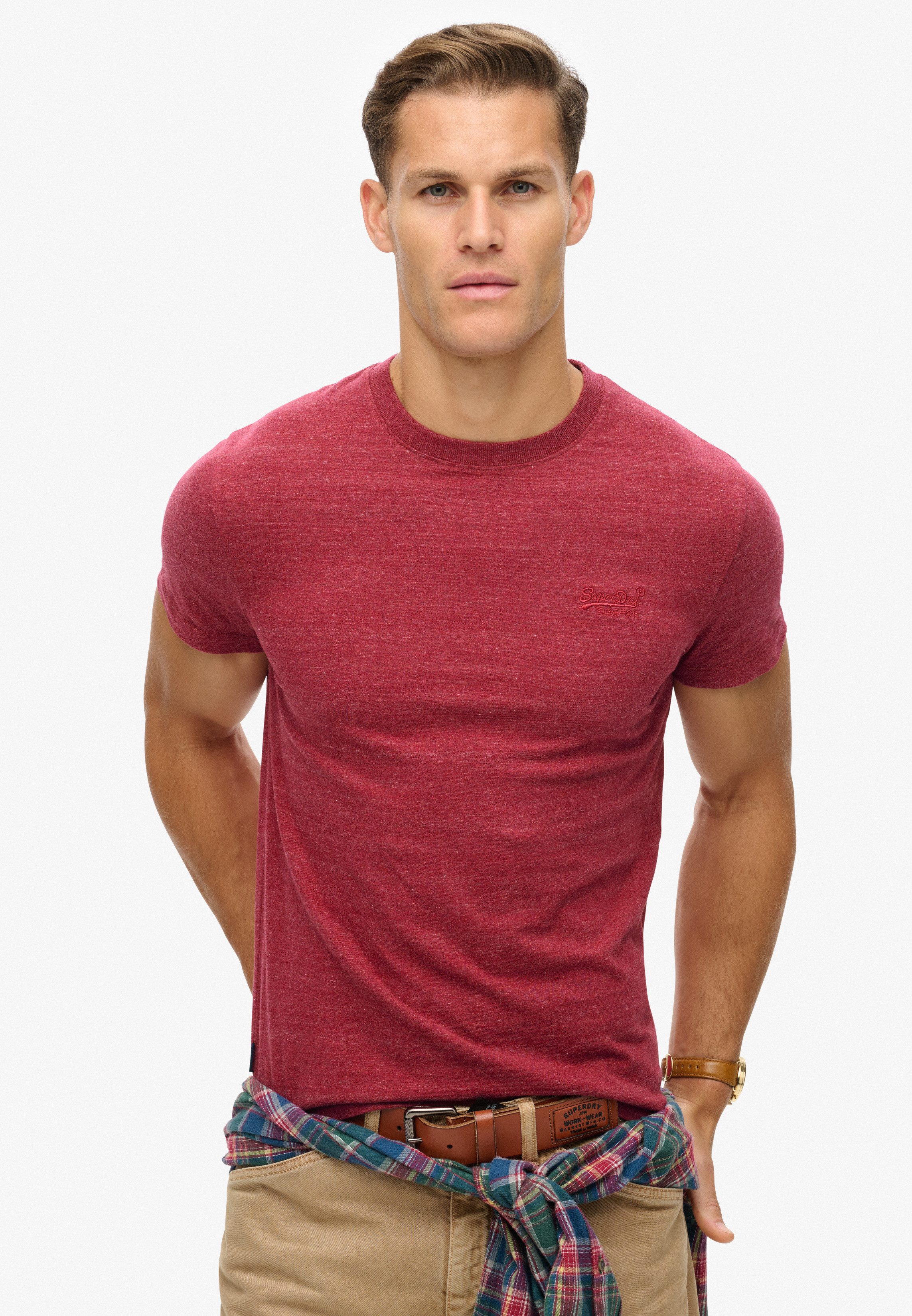 Superdry Rundhalsshirt ESSENTIAL LOGO EMB TEE günstig online kaufen