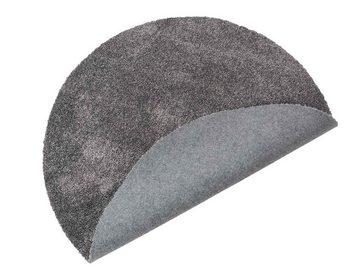 Teppich DOLCE, Anthrazit, Ø 120 cm, Polypropylen, Uni, rund, Höhe: 12 mm