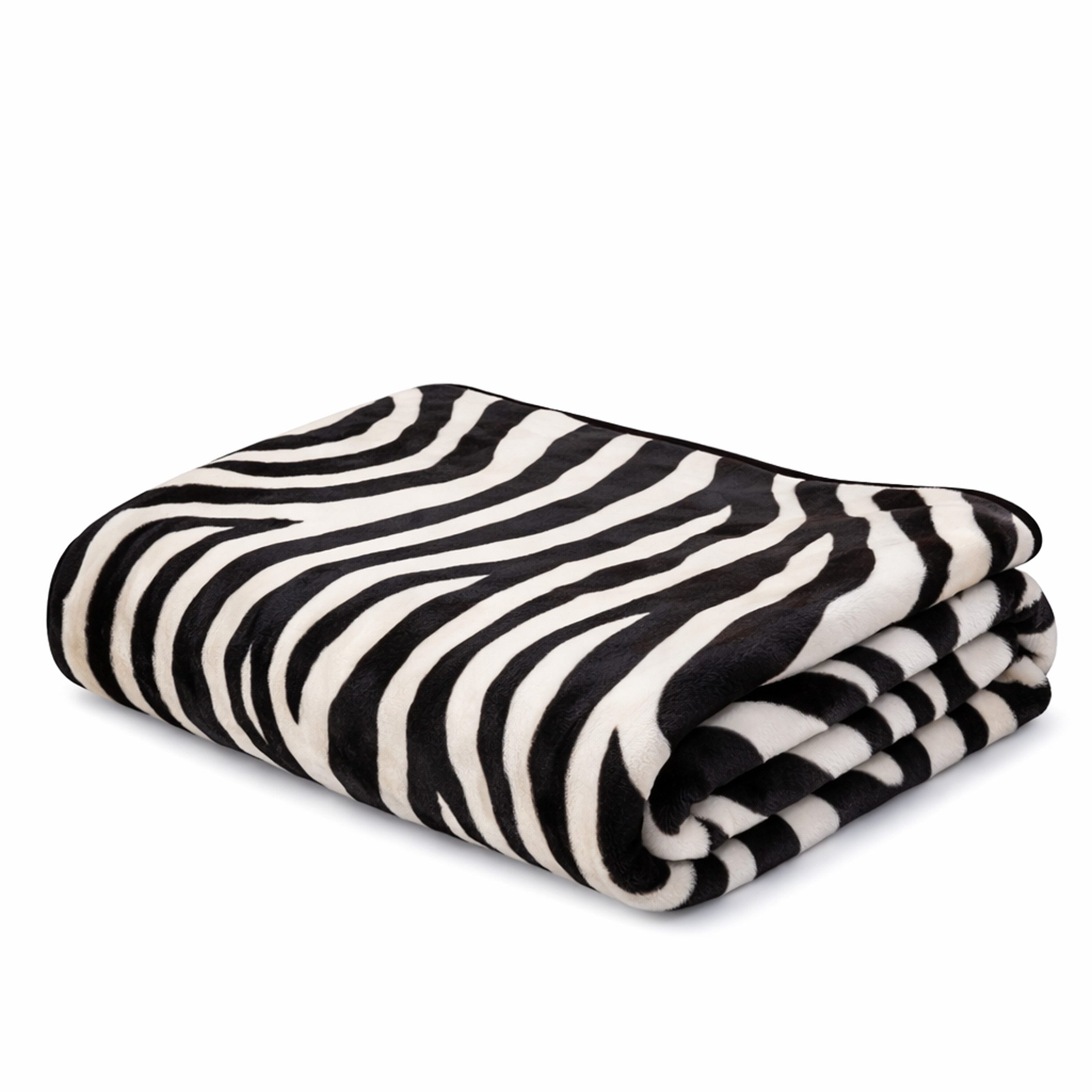 Wohndecke Deluxe, Biederlack, Modisches Zebramuster