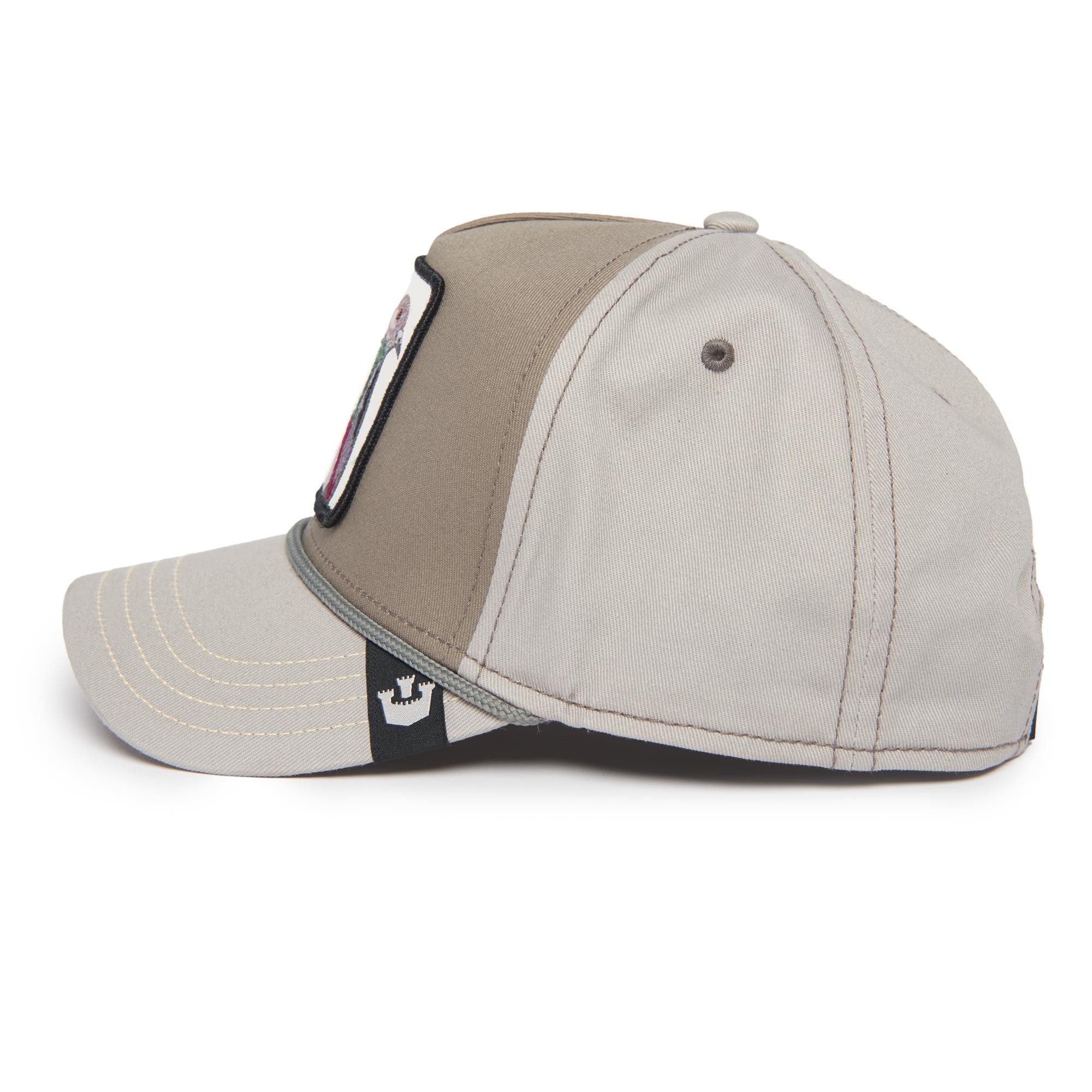 GOORIN Bros. Trucker Cap Goorin Bros. Pigeon 100 - Allover Canvas Cap Twill Grey (Basecap, Trucker Kappe)