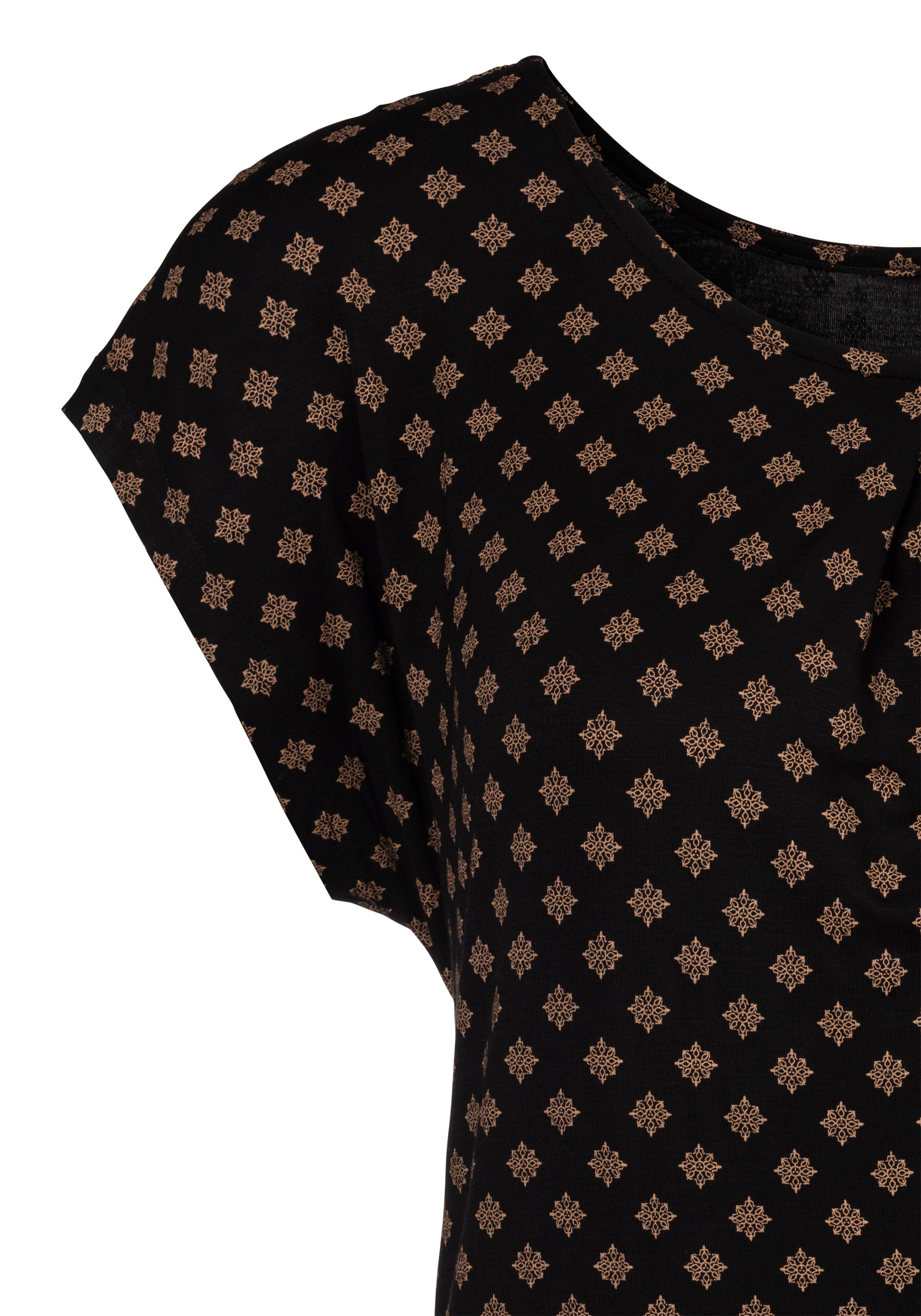 LASCANA Kurzarmshirt aus elastischem Viskose-Jersey – Bild 3 von 5