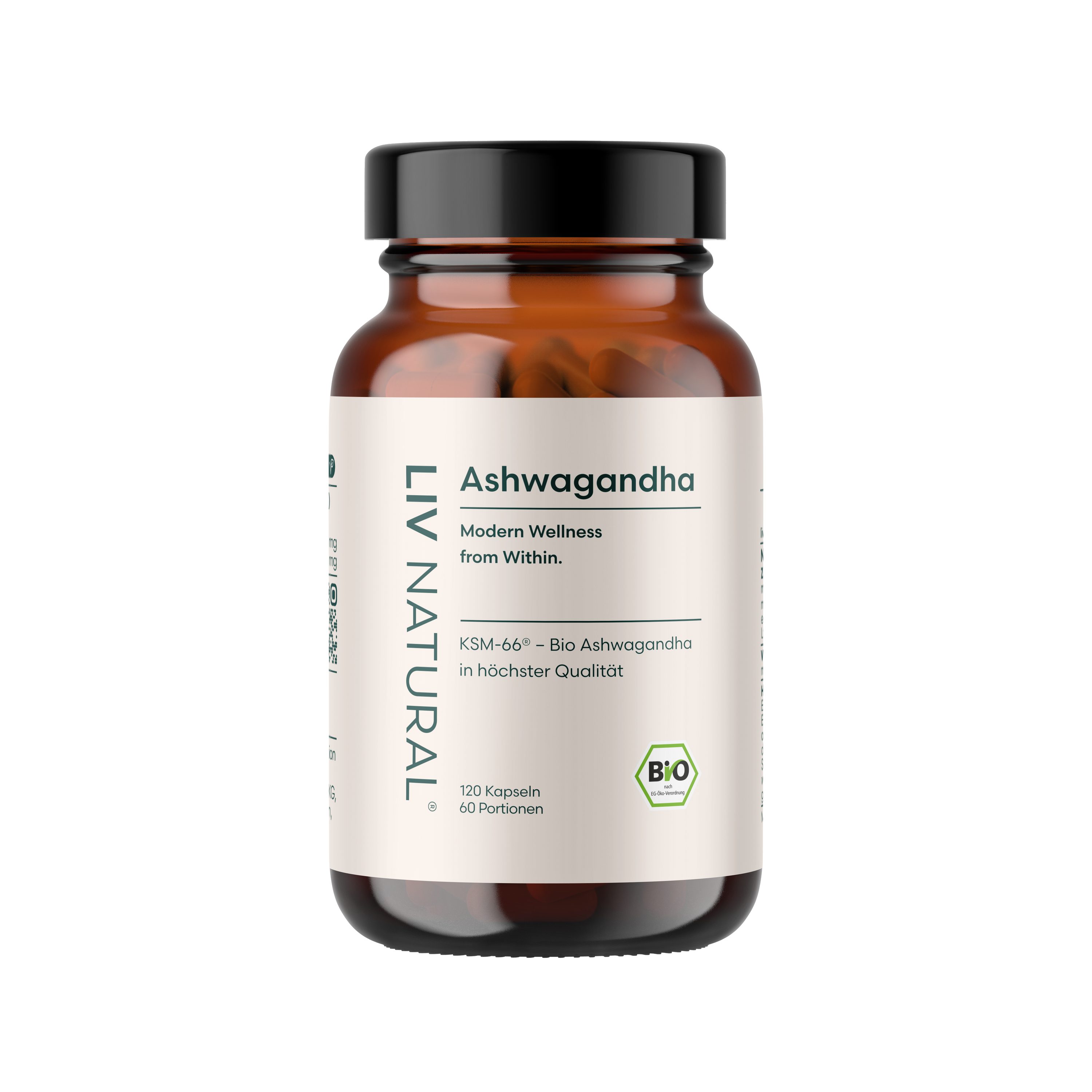 LIV Natural Bio Ashwagandha Kapseln