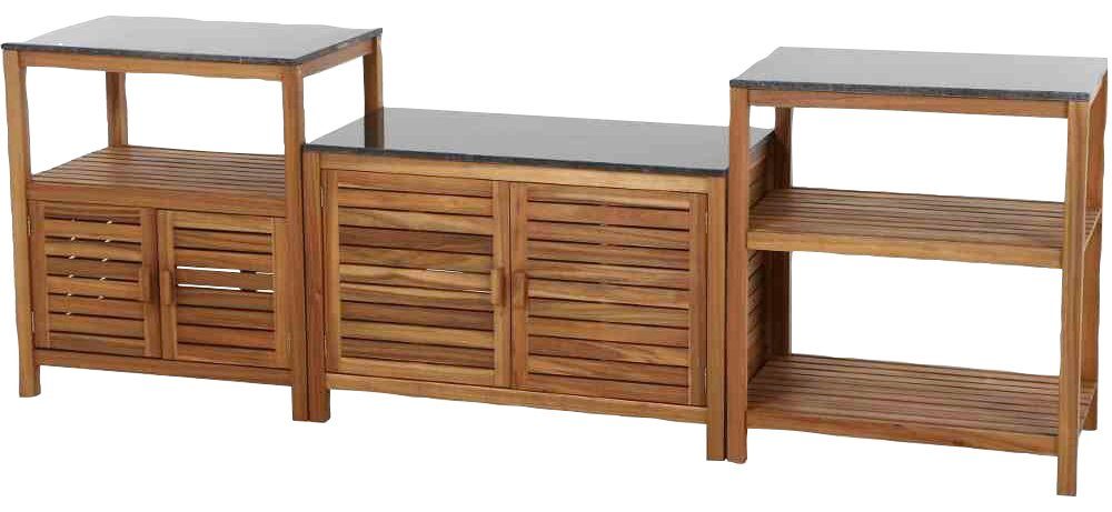 Siena Garden Gartentisch Riva, outdoor-kitchen, Mittelteil