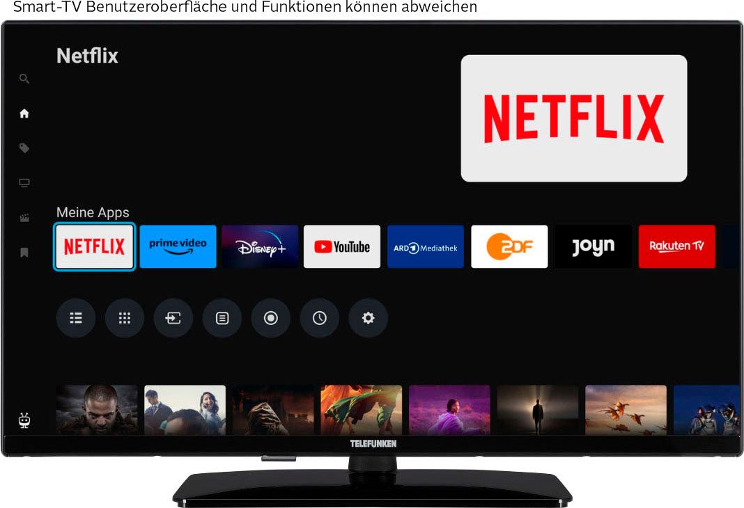 Telefunken D40F755M7CWI LED-Fernseher (100 cm/40 Zoll, schwarz ! RABATT: 14.29%