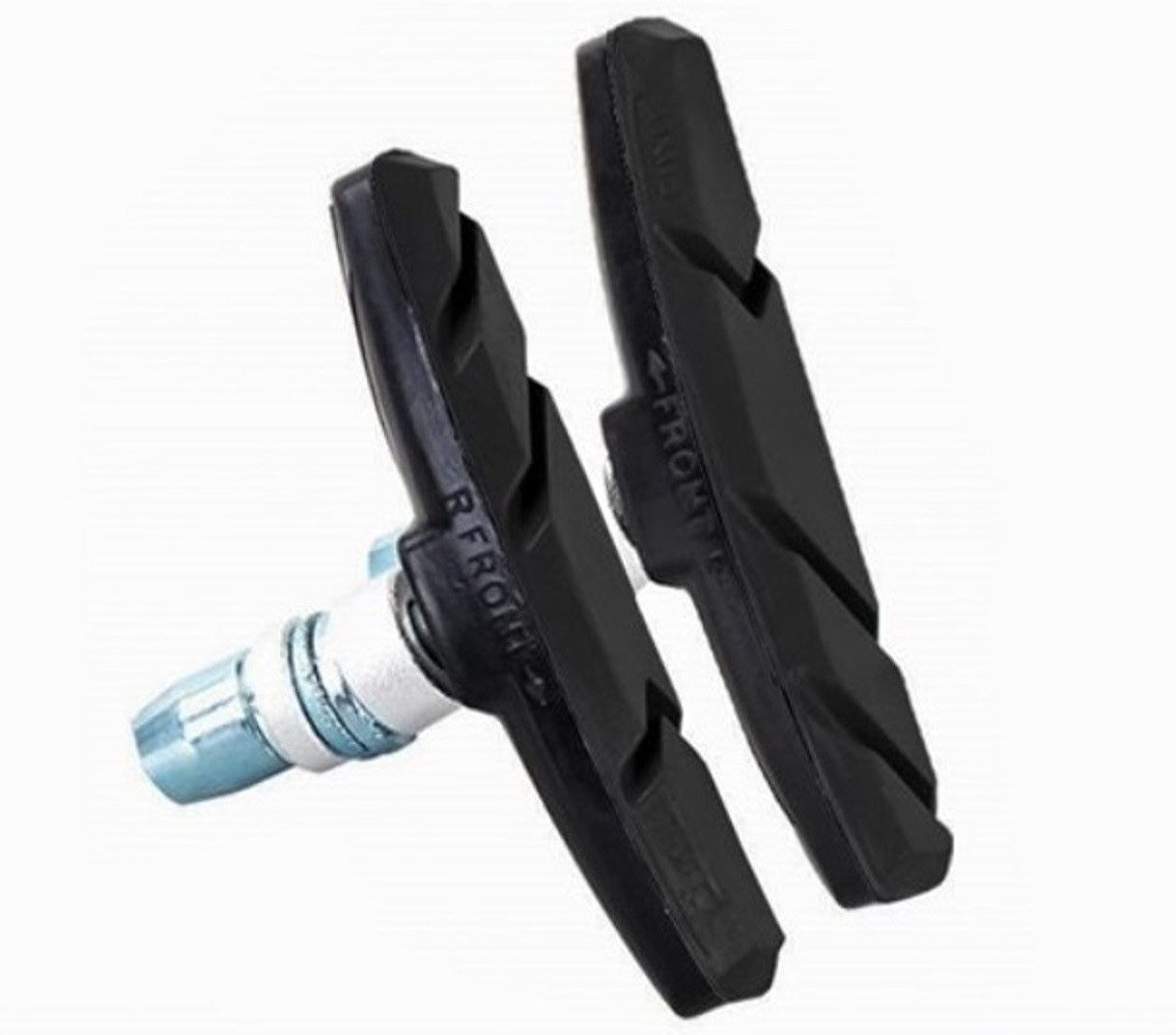 BAYLI V-Brake 8 Stück Fahrrad Bremsen Set für Shimano, 4 Paar Bremsschuhe schwarz