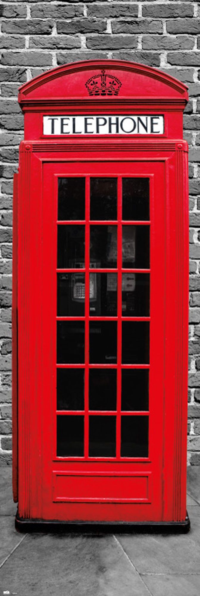 Poster London - Türposter - Telephone Box