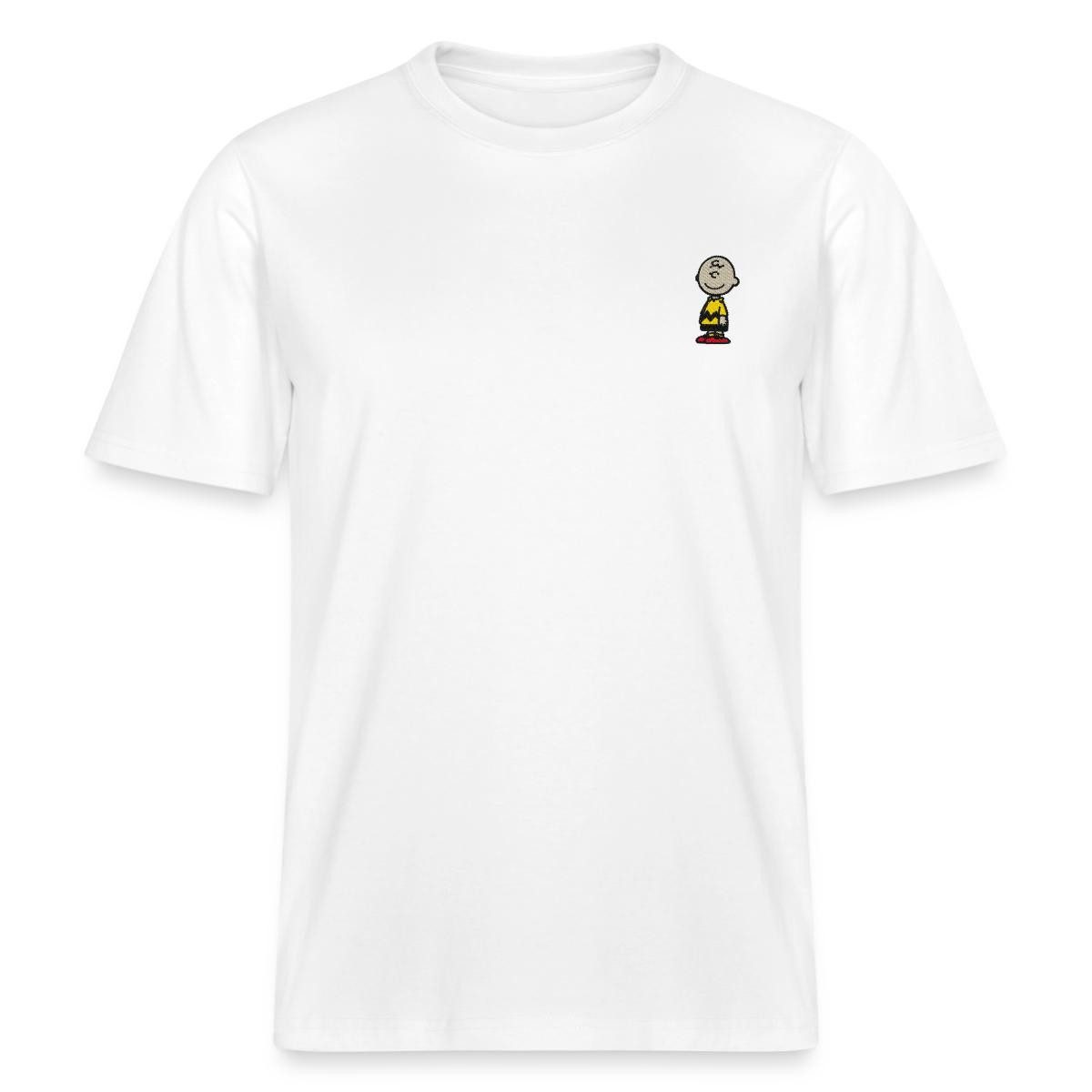 T-Shirt Peanuts Charlie Brown Als Stickmotiv Relaxed Fit Unisex T-Shirt