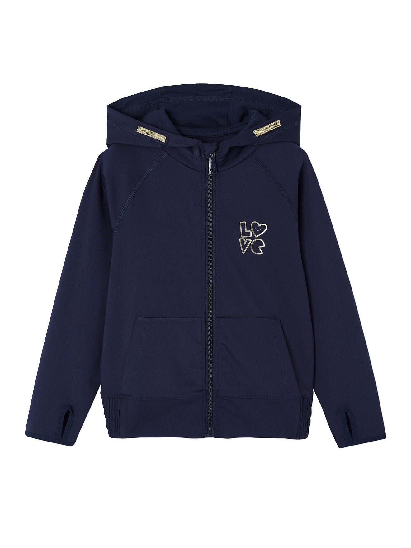Hose & Shorts Mädchen Sport-Set: Kapuzensweatjacke & Leggings