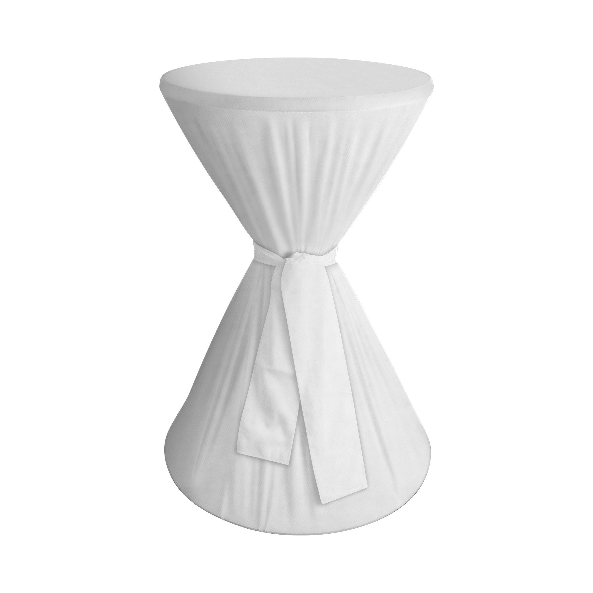 Bestlivings Stehtischhusse Tischhusse Ø60 cm x 145 cm, Bistro Stehtischhusse Stretch Stehtisch Husse