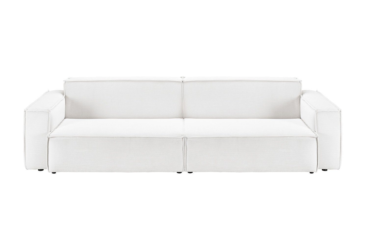 KAWOLA Sofa SAMU, Couch Feincord 2-Sitzer oder 3-Sitzer verschiedene Farben