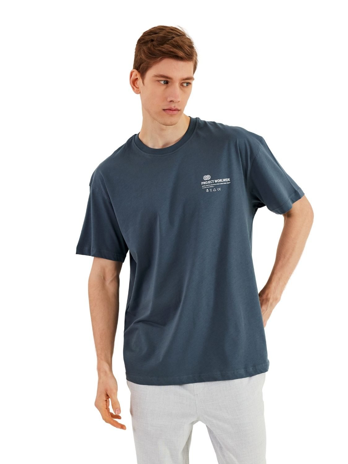 COMEOR Oversize-Shirt Herren T-Shirt: Trendige Urban Streetwear für lässige Styles (1-tlg) mit individuellem Print