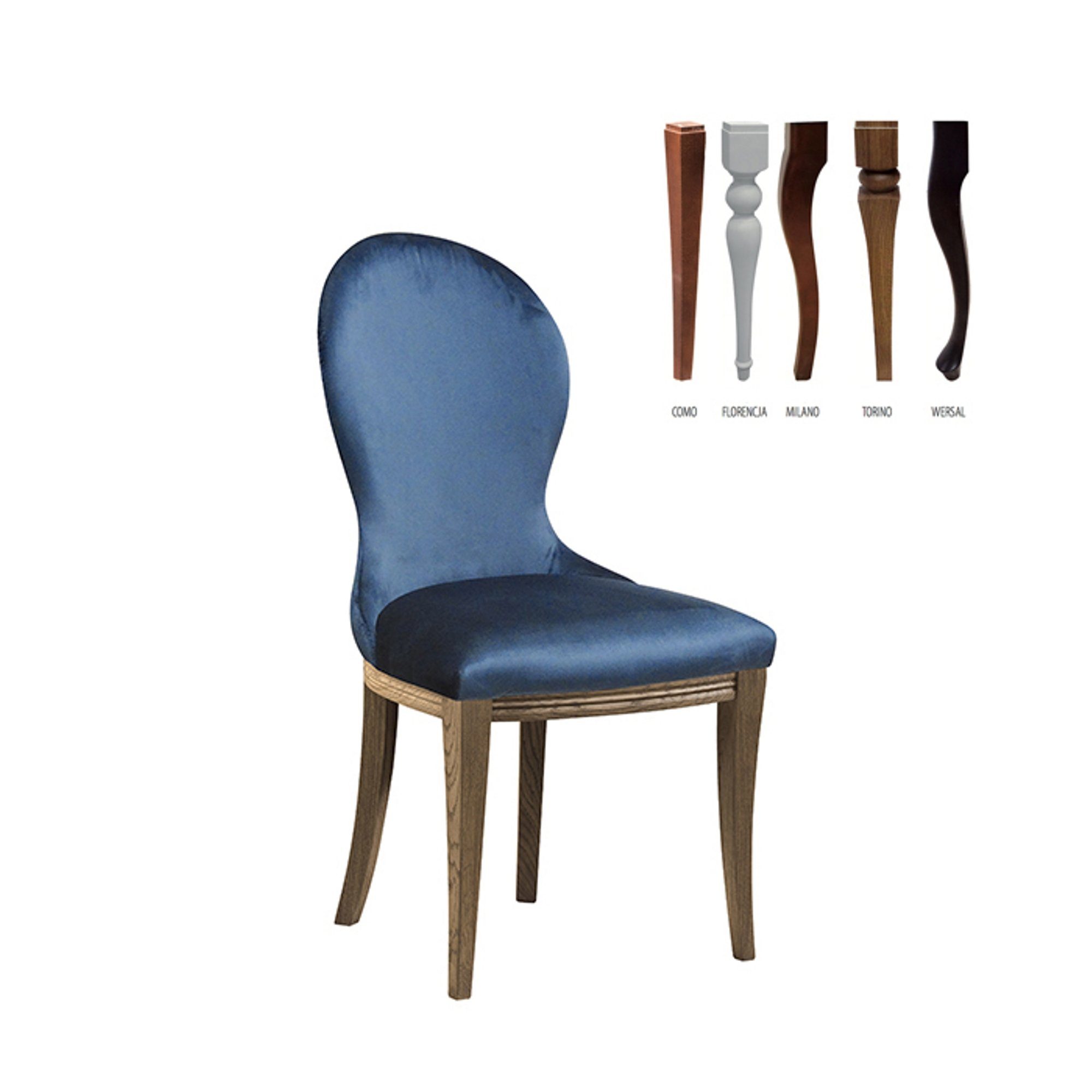 Sofa Designer Stühle CM-U3 Polster Französischer Neu Klassische Stuhl Gepolster JVmoebel Stuhl,