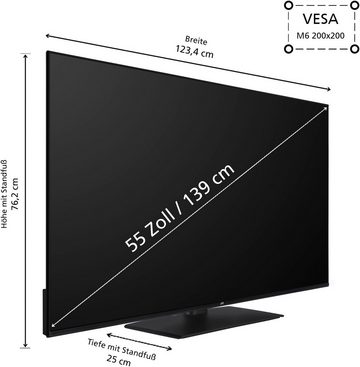 JVC LT-55VUQ3455 QLED-Fernseher (139 cm/55 Zoll, 4K Ultra HD, Smart-TV)