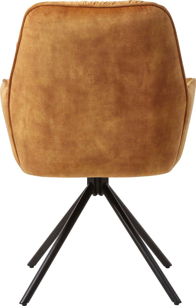 SalesFever Esszimmerstuhl Ottawa Armlehnstuhl: Rückzugsort im Esszimmer (Set, 1 St), 360° Drehbarer Esszimmersessel mit Armlehnen - 1 Stück