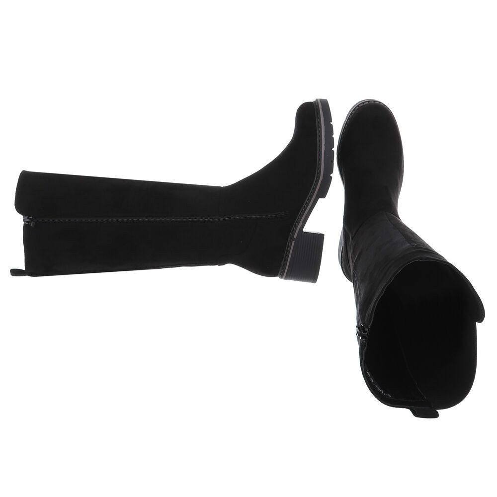 Ital-Design Modische Stiefeletten mit stabilem Absatz für Damen Stiefel (90 günstig online kaufen