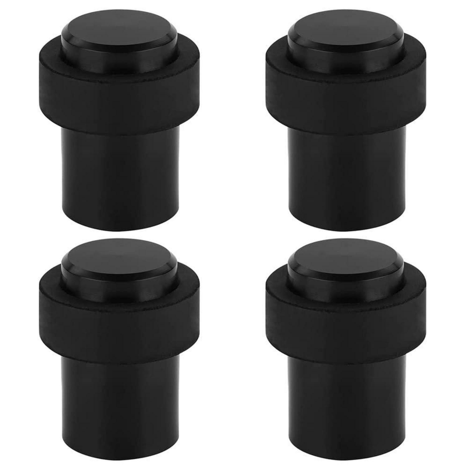 LuxusKollektion Wandtürstopper Edelstahl Türstopper zum Schrauben (4 St)