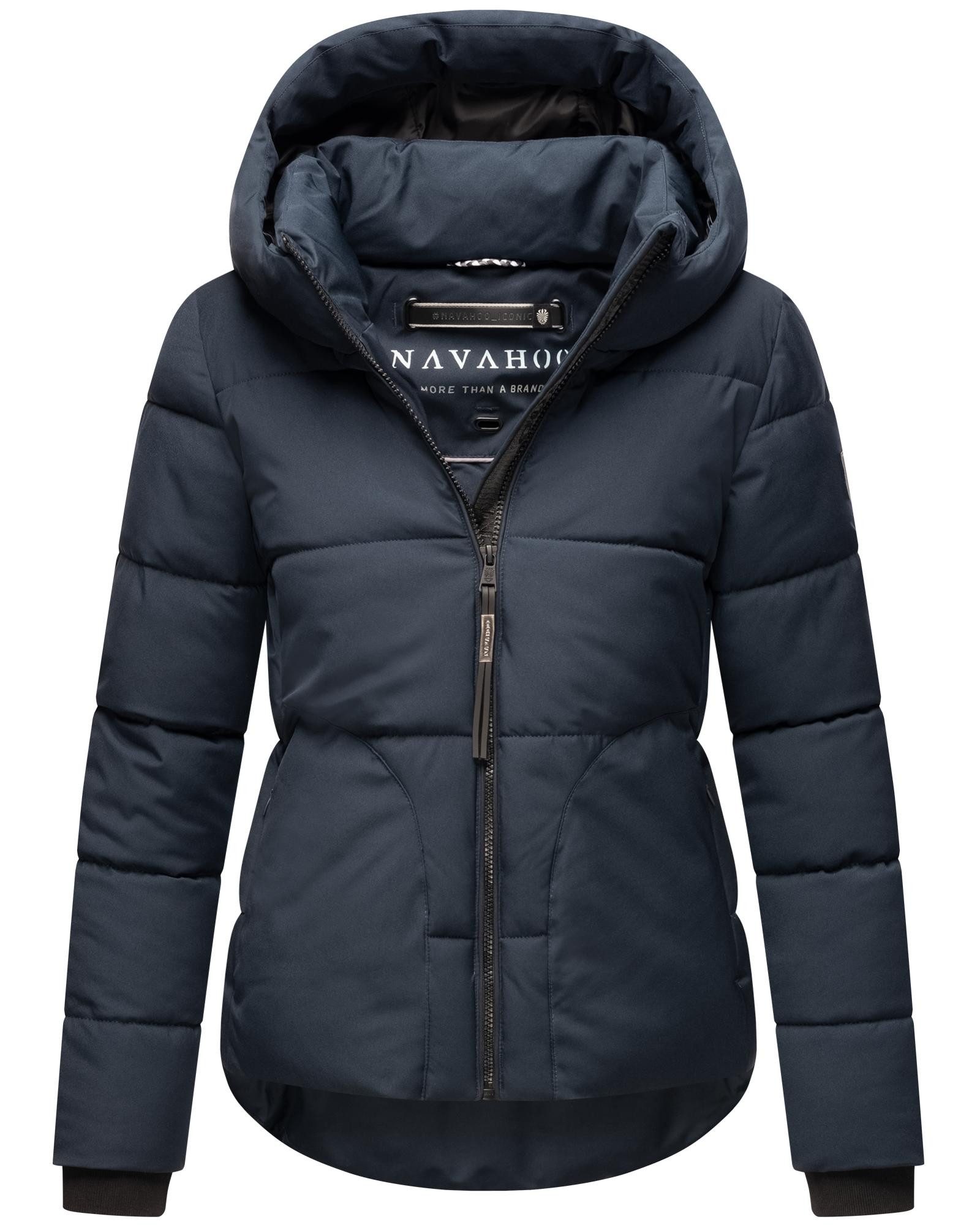 Navahoo Steppjacke "Lachperle XIV" mitKapuze Kurze gesteppte Damen Winterja günstig online kaufen