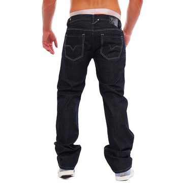 Diesel Gerade Jeans Diesel Herren Jeans Larkee 008Z8 5-Pocket-Style, Rinsed Wash