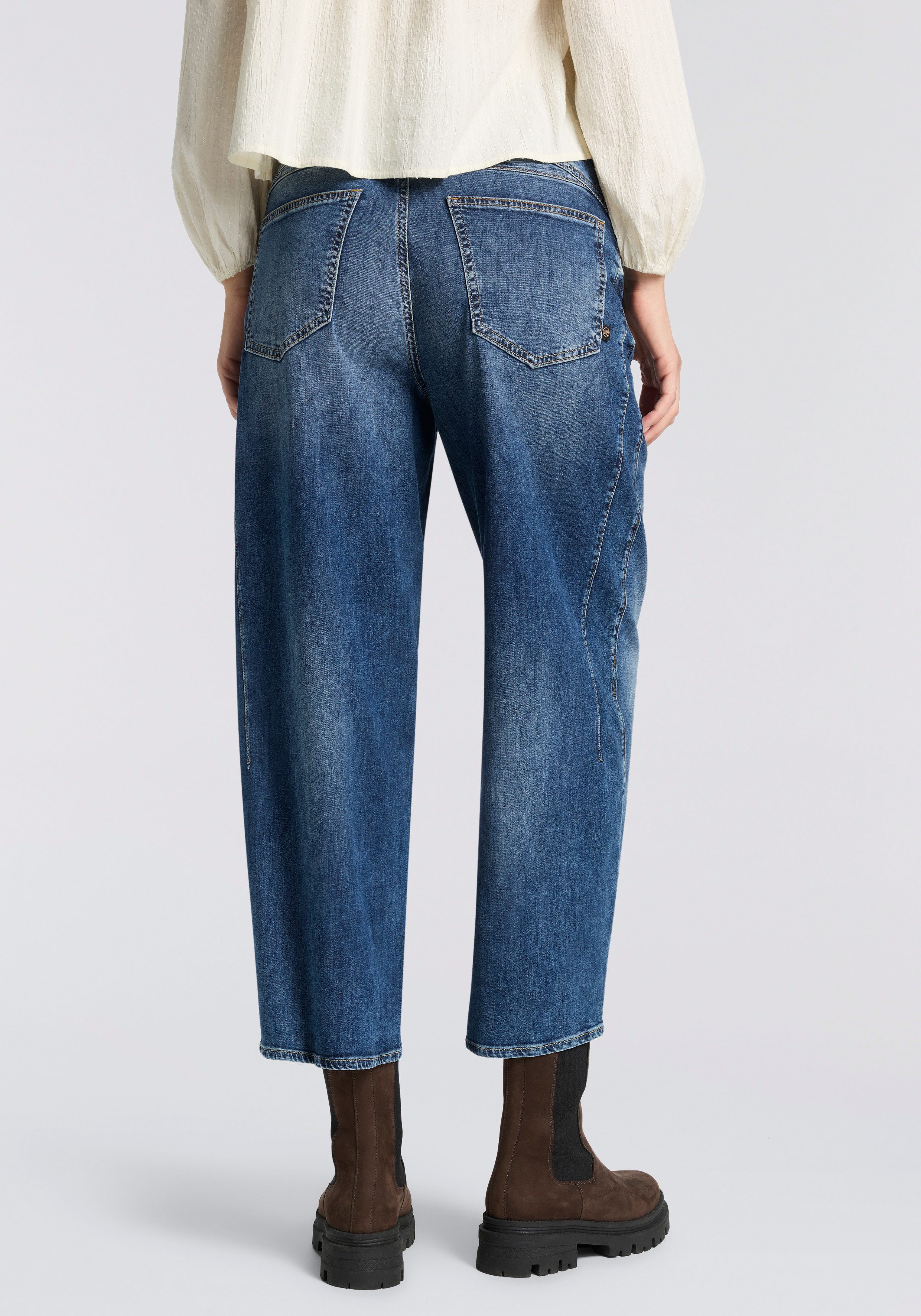 Herrlicher Loose-fit-Jeans Barrow Denim Light Cropped günstig online kaufen