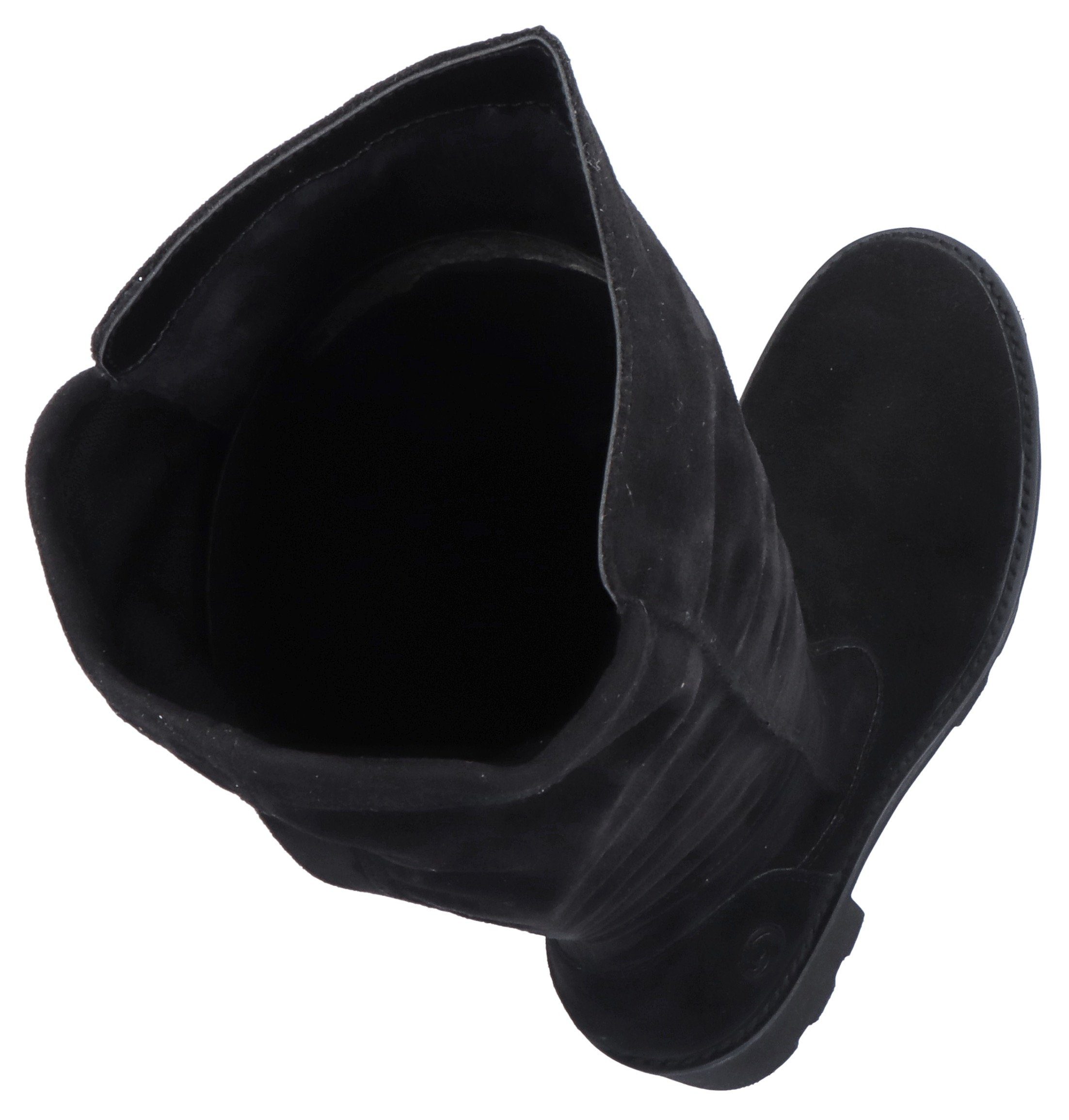 Remonte Stiefel mit praktischem Innenreißverschluss, XS-Schaft schwarz