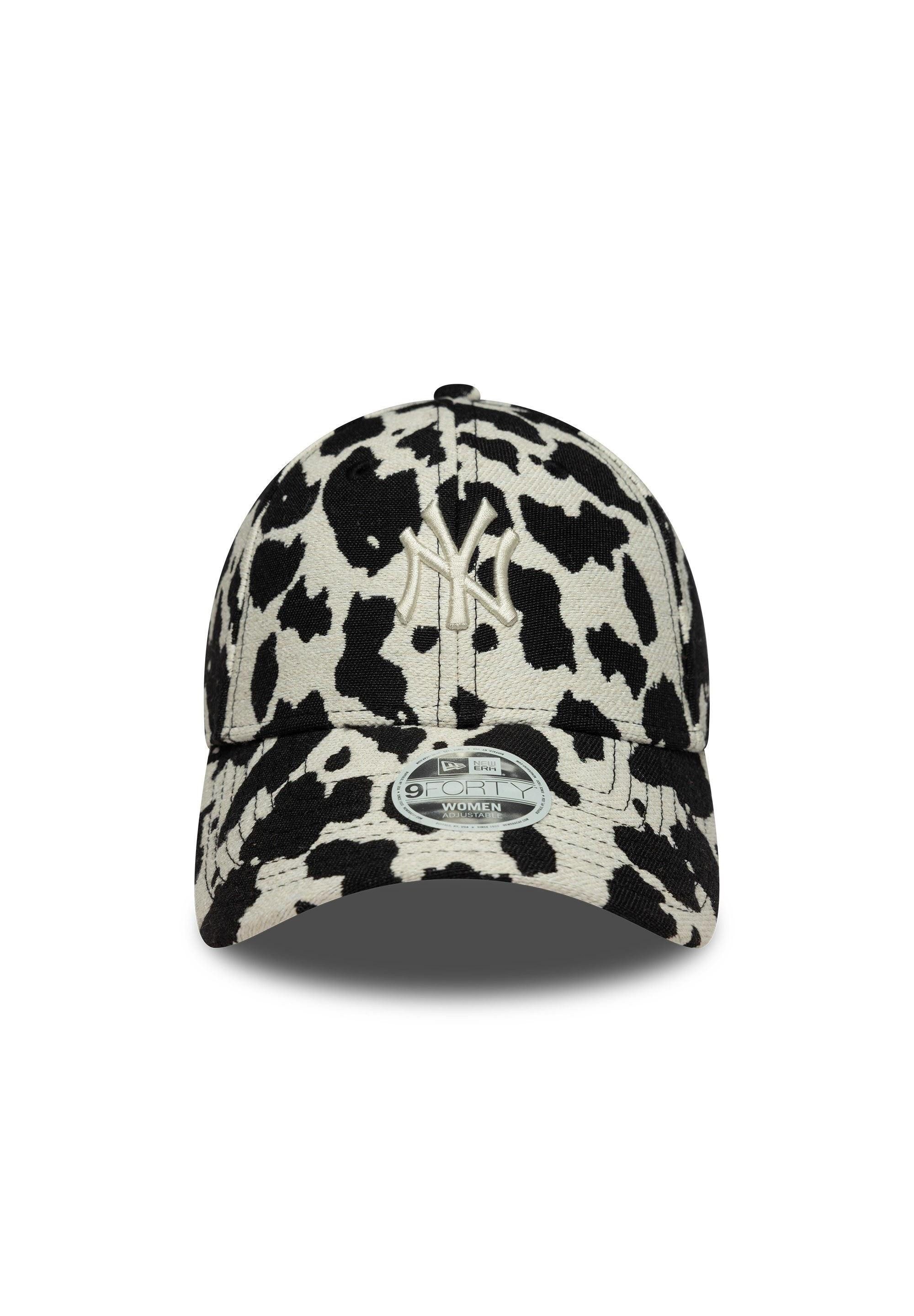 New Era Baseball Cap New York Yankees New Era MLB Cow Midi 9Forty Women Cap Weiß Schwarz (1-St) – Bild 2 von 5