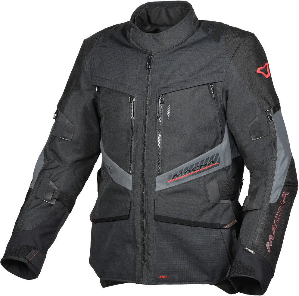 Macna Motorradjacke Domane wasserdichte Motorrad Textiljacke 3-Lagen-Laminat,herausnehmbares Innenfutter,wasserdicht