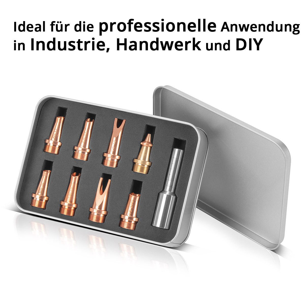 STAHLWERK Elektrowerkzeug-Set Laser Düsen 9er Set für Laser Schweißgeräte