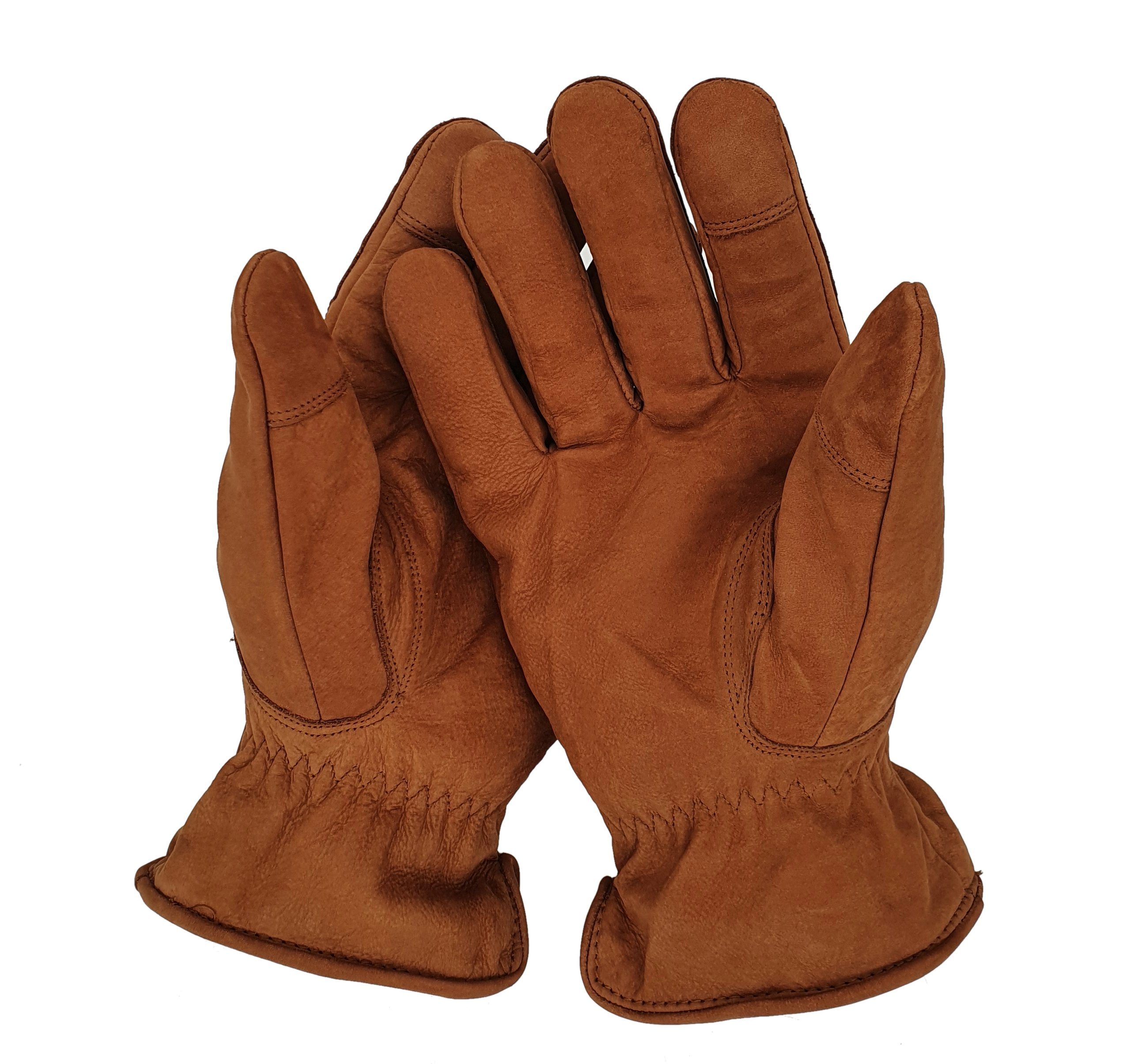 Glow Lederhandschuhe Winter-Lederhandschuhe für Herren aus 100% Nubuk-Leder günstig online kaufen